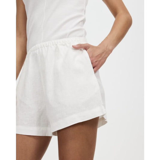 Bnwt assembly label size 6 stella linen short rrp $95 - shorts bottom - clothing & fashion - shorts women’s apparel