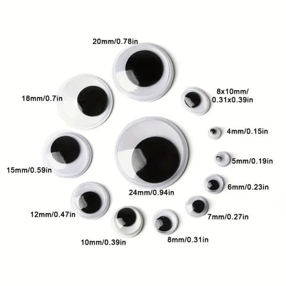 600pcs googly eyes - eyelets & grommets crafts
