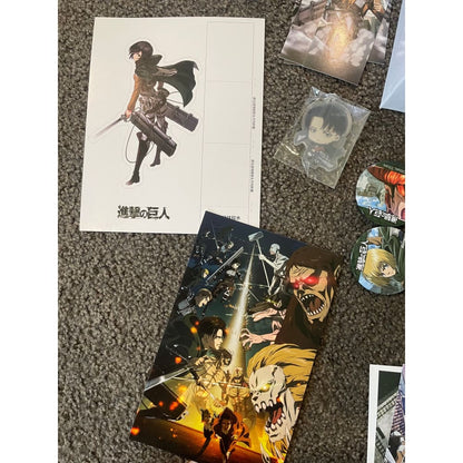 Attack on titan series anime gift box - collectibles anime - collectible anime