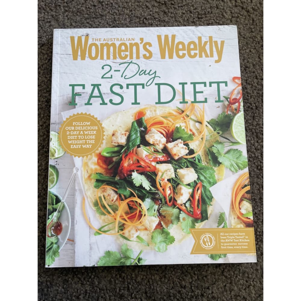 Aww 2-day fast diet - print books book - condition: used - health - nutrition printed media