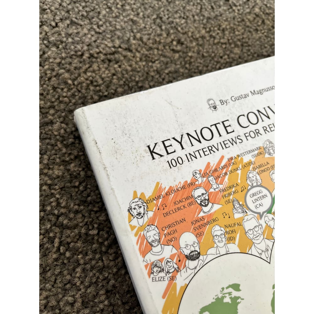 Keynote conversations: 100 interviews for reinventing the city by gustav magnusson - books condition: used printed media