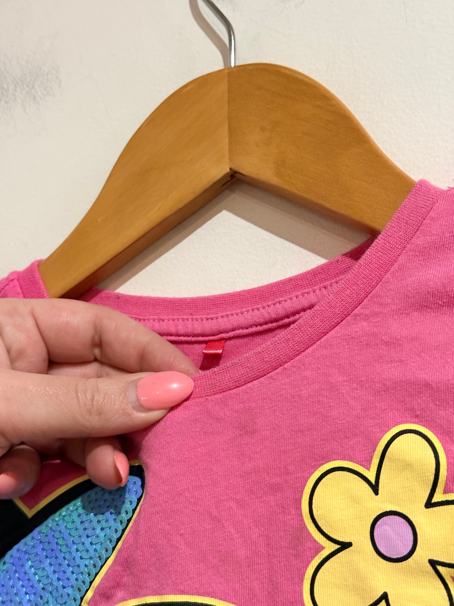Disney Minnie Mouse Pink Graphic Tee - Size 4