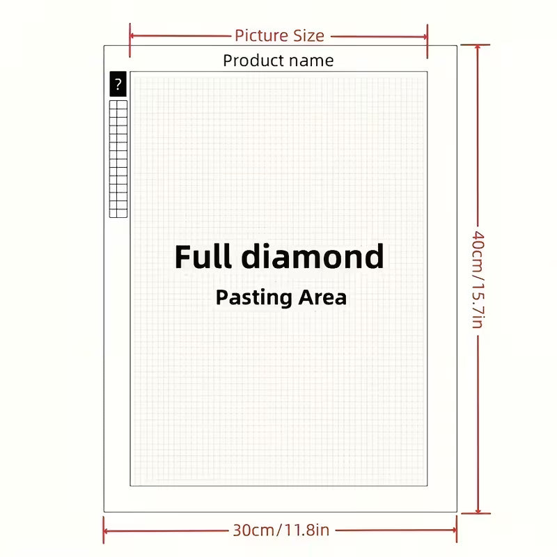 30x40cm Sun & Moon Diamond Art Kit
