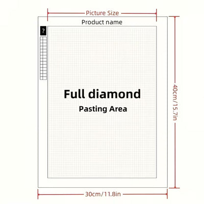 30x40cm Sun & Moon Diamond Art Kit