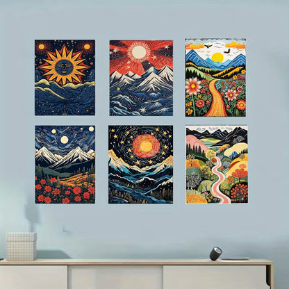 6pc Diamond Art Variety Pack 20x30cm