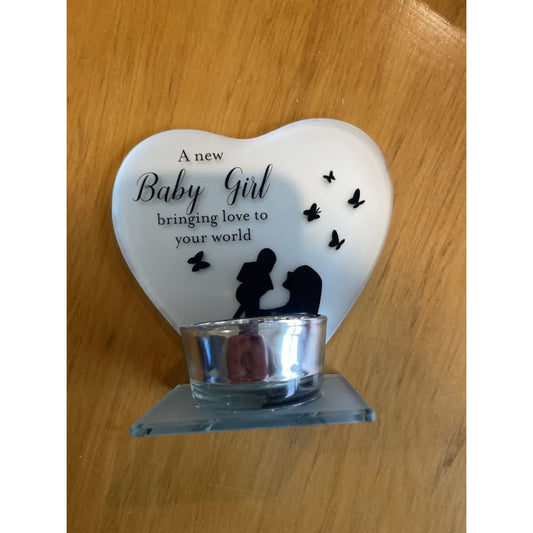 Baby girl celebration candle holder - candle holders candle holders - home & living - miscellaneous home&living