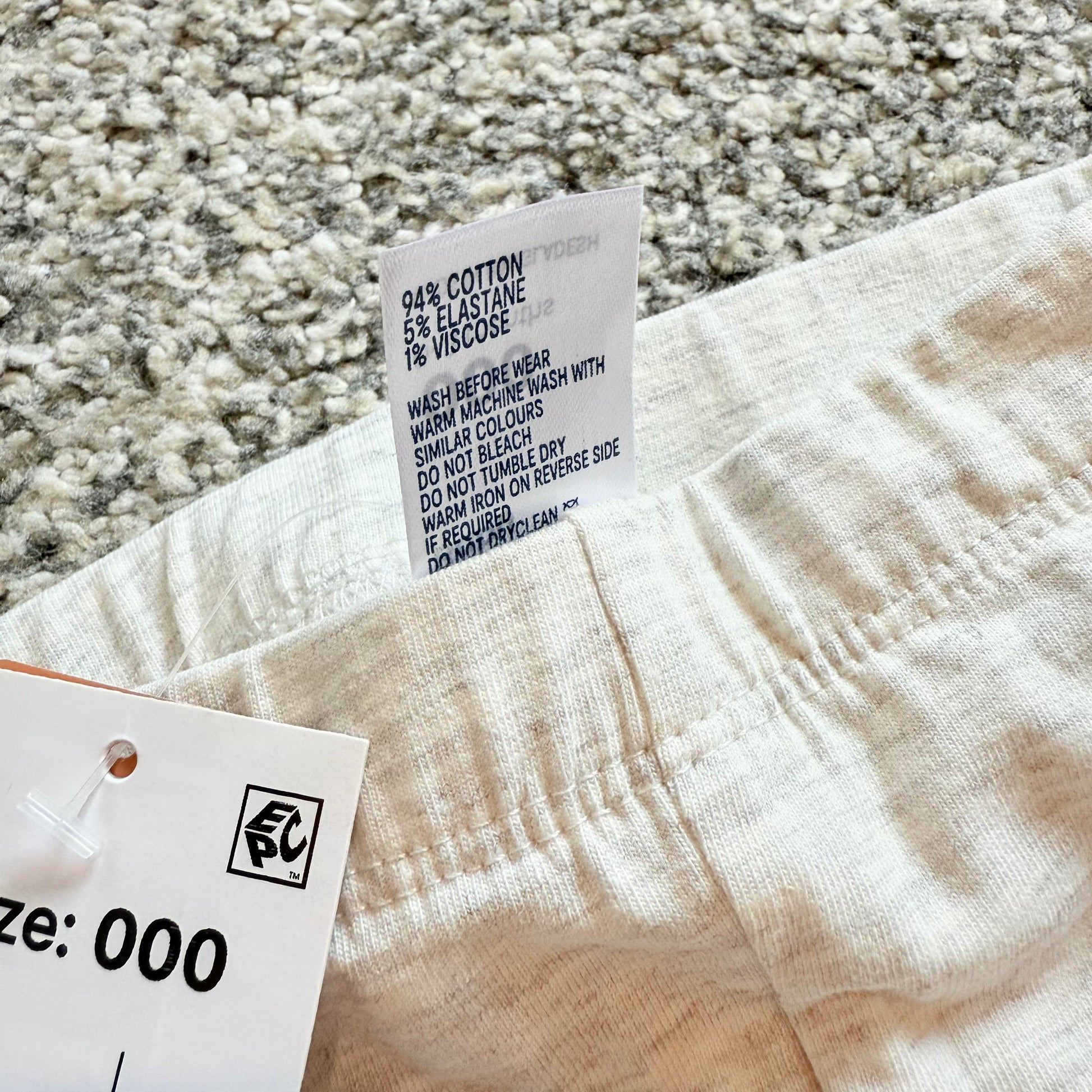 Baby leggings (size 000) – soft & comfy cotton blend! - leggings baby clothing