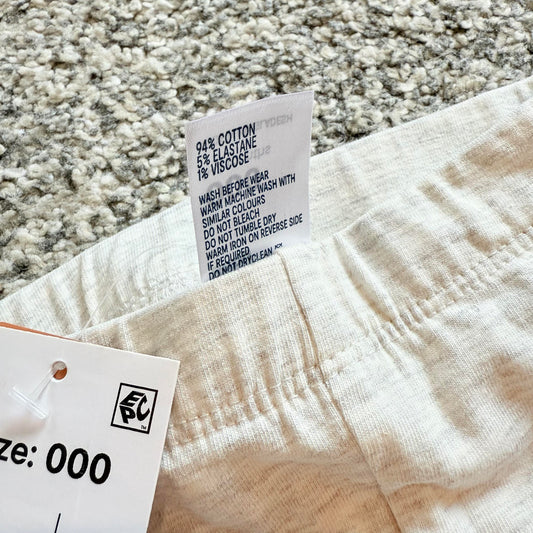 Baby leggings (size 000) – soft & comfy cotton blend! - leggings baby clothing