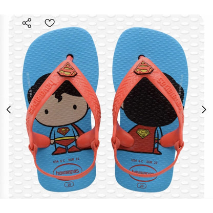 Havianas superman baby jandals - 12-18m - us 5c/ eu 21 - baby & toddler sandals baby - clothing & fashion - infant
