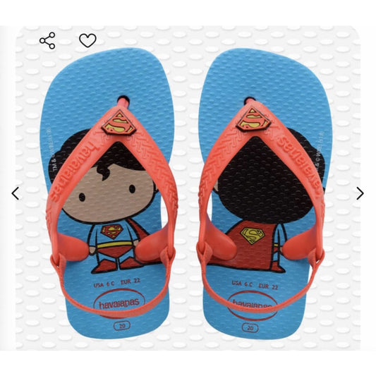 Havianas superman baby jandals - 12-18m - us 5c/ eu 21 - baby & toddler sandals baby - clothing & fashion - infant
