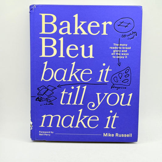 Baker bleu bake it till you make it by mike russell - print books condition: used - what’s new printed media