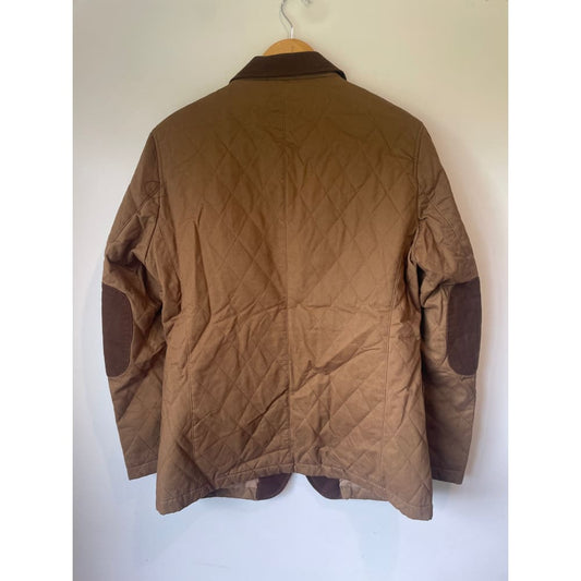 Barabas - brown quilted blazer - size m - rrp $300 + - coats & jackets blazer - clothing & fashion - coat - jacket