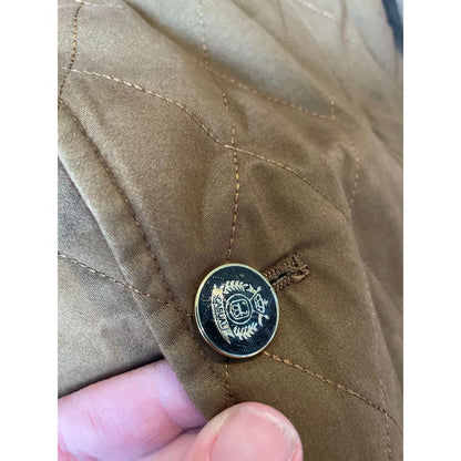 Barabas - brown quilted blazer - size m - rrp $300 + - coats & jackets blazer - clothing & fashion - coat - jacket