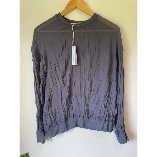 Et alia barker top – vintage indigo - xxs - blouses blouse - clothing & fashion - designer clearance - top women’s