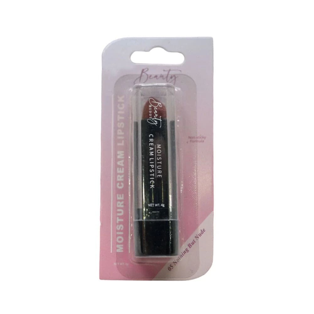 Beauty buddy moisture cream lipstick 05 nothing but nude 4g - lipsticks health and wellness