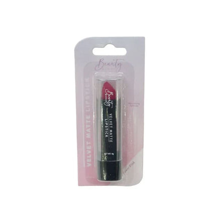 Beauty buddy velvet matte lipstick 04 power pink 4g - lipsticks face & eye care - lips - makeup women’s beauty product