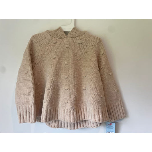 Cat & jack size 4t-5t beige textured knit sweater - sweaters clothing & fashion - sweater women’s apparel