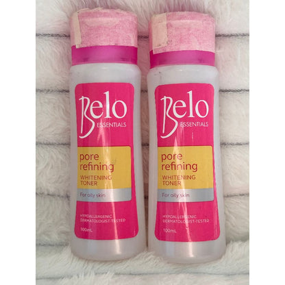 2x belo essentials pore refining whitening toner 100ml - toners & astringents health and wellness