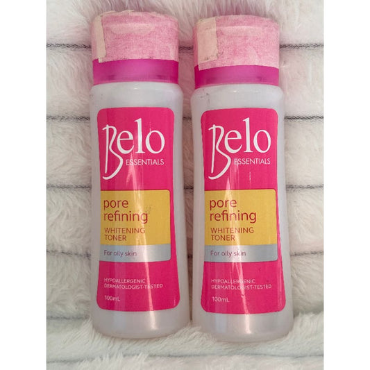 2x belo essentials pore refining whitening toner 100ml - toners & astringents health and wellness