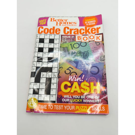 Better homes and gardens code cracker book issue 31 - print books printed media