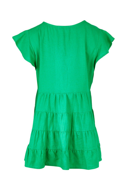 Betty basics leila linen top – green size 6 - blouses top women’s apparel