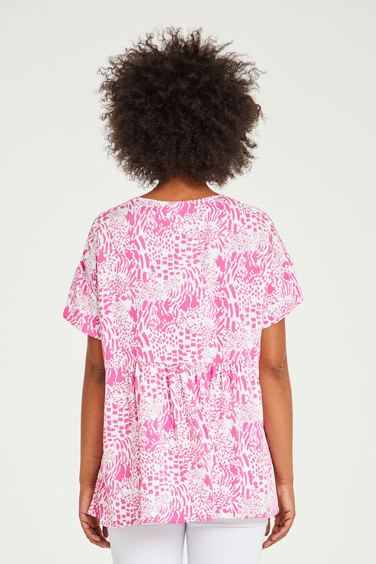 Betty basics peta blouse – mosaic print size 6 - blouses top women’s apparel