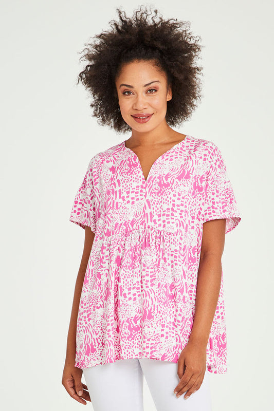 Betty basics peta blouse – mosaic print size 6 - blouses top women’s apparel