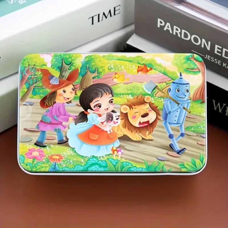 60 pc forest play puzzle & tin - puzzles toys