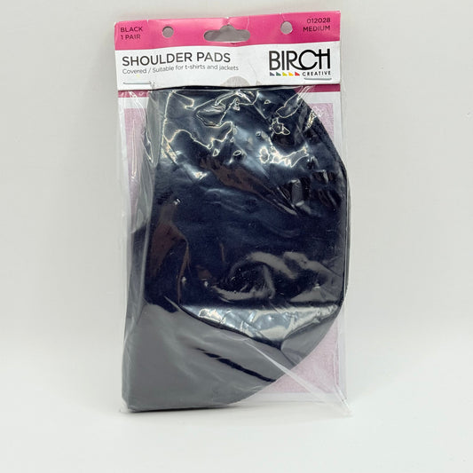 Birch creative black medium shoulder pads - craft shapes & bases health and wellness
