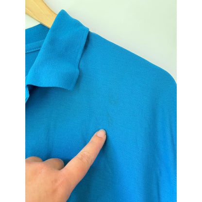 Biz collection size xl men’s blue short sleeve polo shirt - polos tops men’s apparel