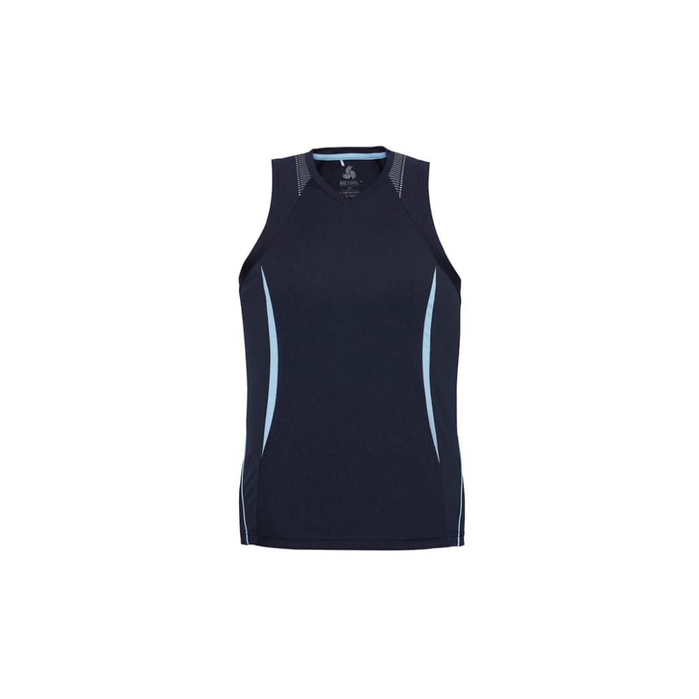 Biz collection sg407m men’s razor singlet – navy/sky - s - tank tops top men’s apparel