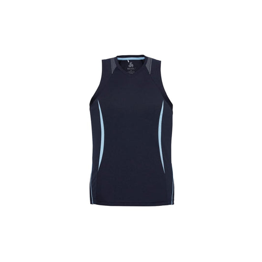 Biz collection sg407m men’s razor singlet – navy/sky - s - tank tops top men’s apparel