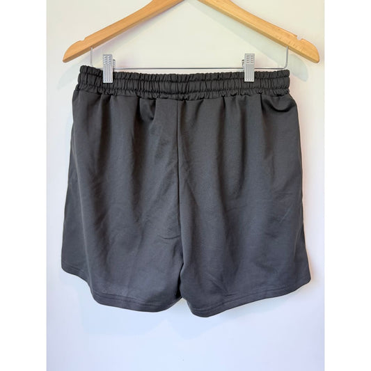 Manfinity size m black paris graphic shorts - shorts tops men’s apparel