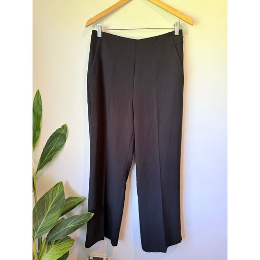 Jacquie size 10 black wide leg pants - trousers bottom women’s apparel