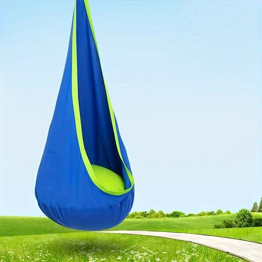 Blue pod swing seat - porch swings home&living materials