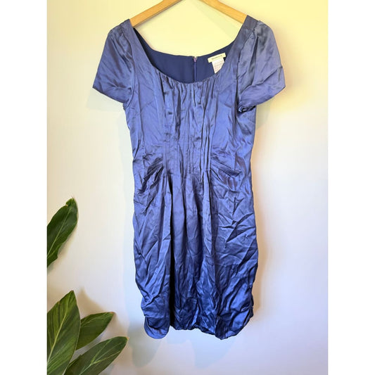 Mee mileid size 38 blue 100% silk mini dress - dresses top women’s apparel