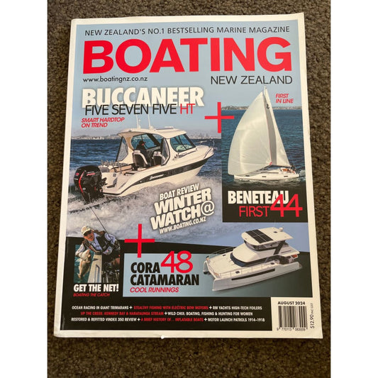 Boating new zealand - august 2024 issue - magazines printed media