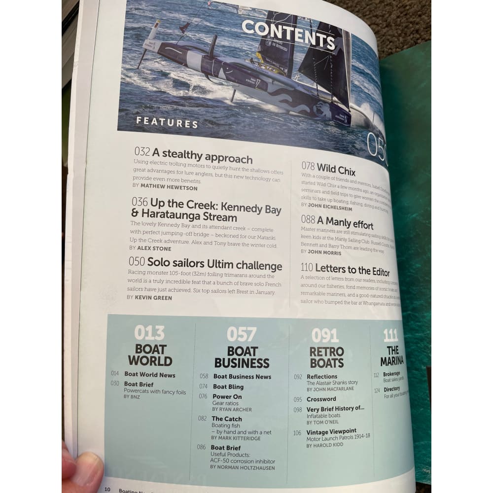 Boating new zealand - august 2024 issue - magazines printed media