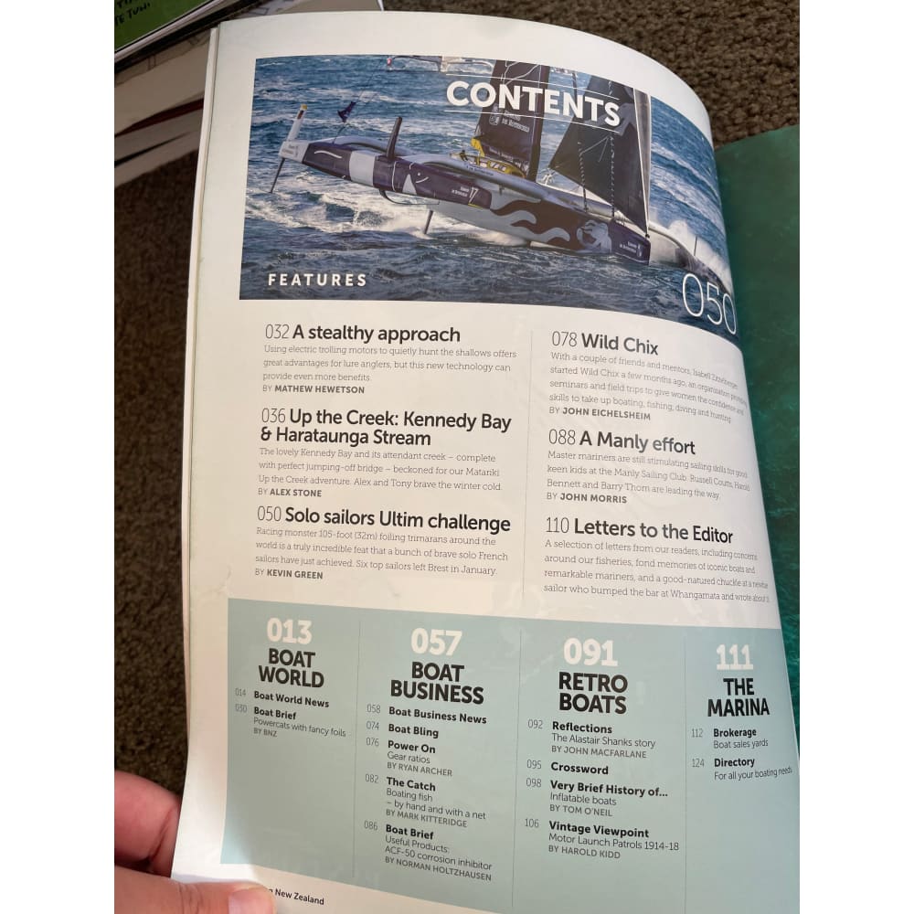 Boating new zealand - august 2024 issue - magazines printed media