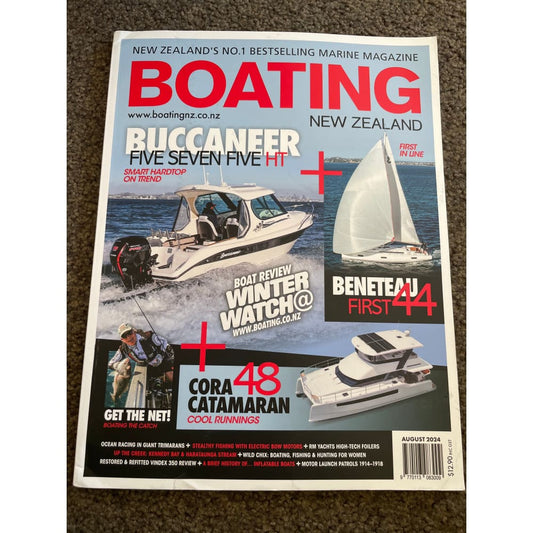 Boating new zealand - august 2024 issue - magazines printed media