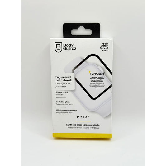 Bodyguardz prtx screen protector for apple watch series 7/8/9 (45mm) - watch accessories electronics