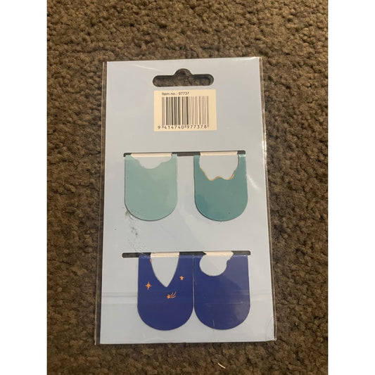 4 pack fun magnetic bookmarks - bookmarks office supplies - stationery stationery