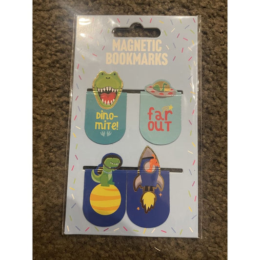 4 pack fun magnetic bookmarks - bookmarks office supplies - stationery stationery