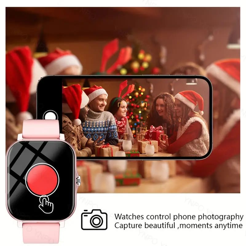 Pink & gold smartwatch - smart watches technology - watches electronics
