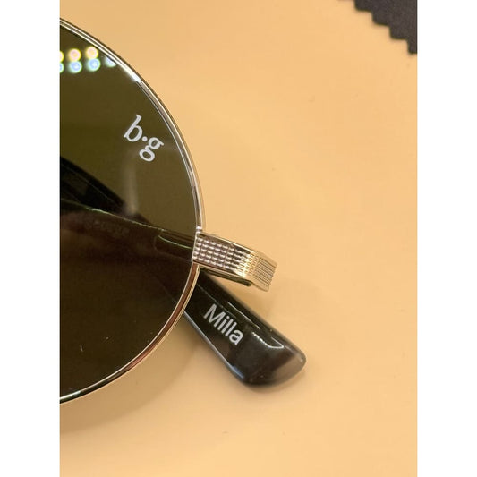 Bored george milla sunglasses - silver rrp $125 - sunglasses