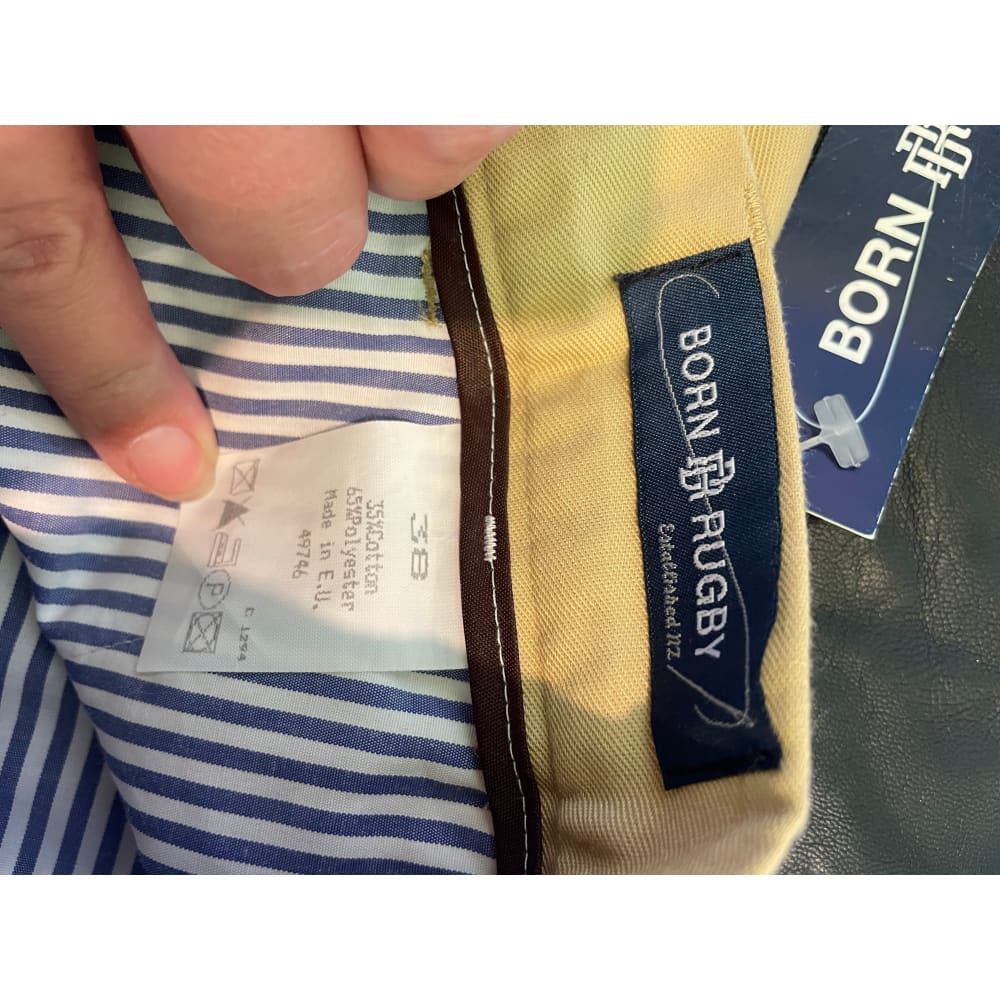 Born rugby womens chino beige size 38 (has small stain) rrp $129 - chinos clothing & fashion - pants women’s apparel