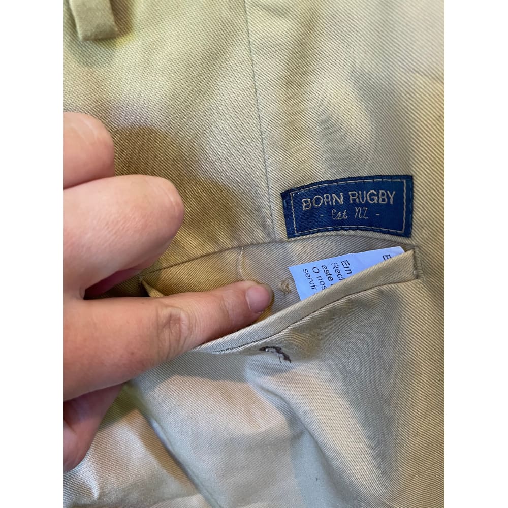 Born rugby womens chino beige size 38 (has small stain) rrp $129 - chinos clothing & fashion - pants women’s apparel