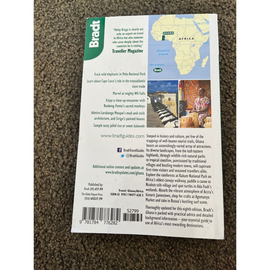 Ghana 8th edition by philip briggs - print books condition: used printed media