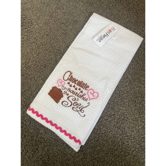 Hot house chocolate soul cotton tea towel 50x70cm - tableware home & living - kitchen & cooking - towel home&living