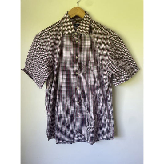 Brand new via verona size 40 cotton short sleeve shirt - 40 - shirts clothing & fashion - men - shirt - short sleeve